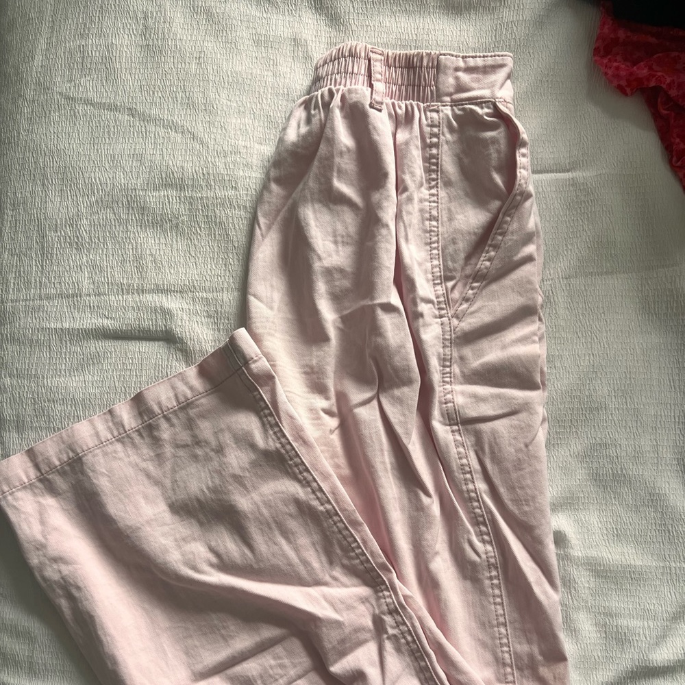light pink cargo pants